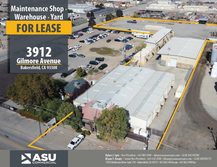 3912 Gilmore Ave, Bakersfield, CA for lease - Building Photo - Image 1 of 12