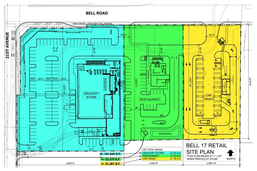 Bell Rd & 19th Ave, Phoenix, AZ for sale - Site Plan - Image 1 of 1