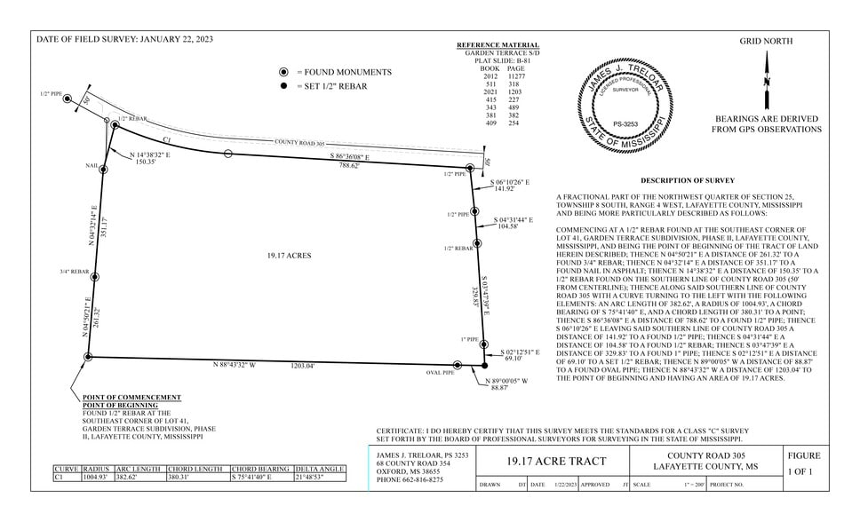 30 Howell Loop, Oxford, MS for sale - Site Plan - Image 2 of 2