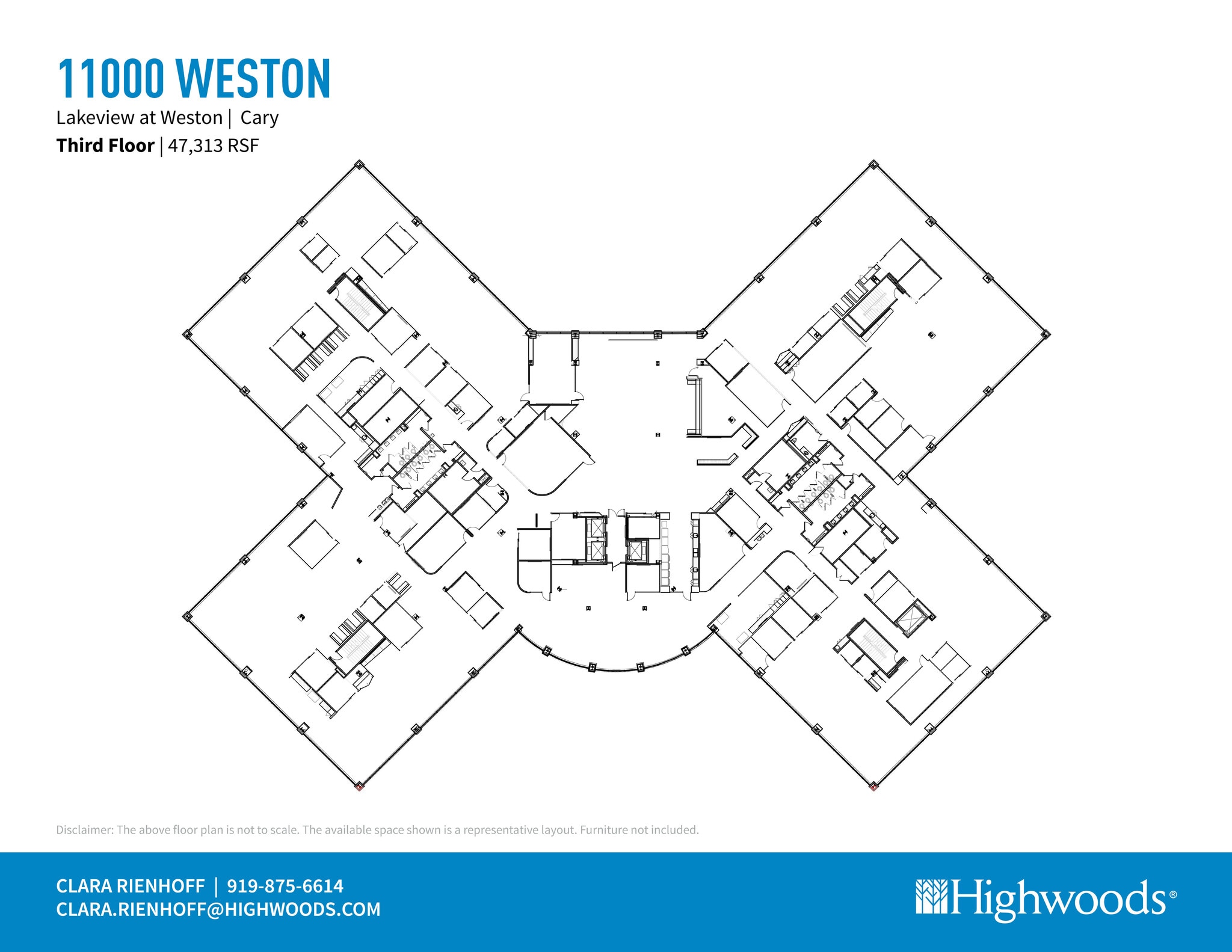 11000 Weston Pky, Cary, NC for lease Floor Plan- Image 1 of 1