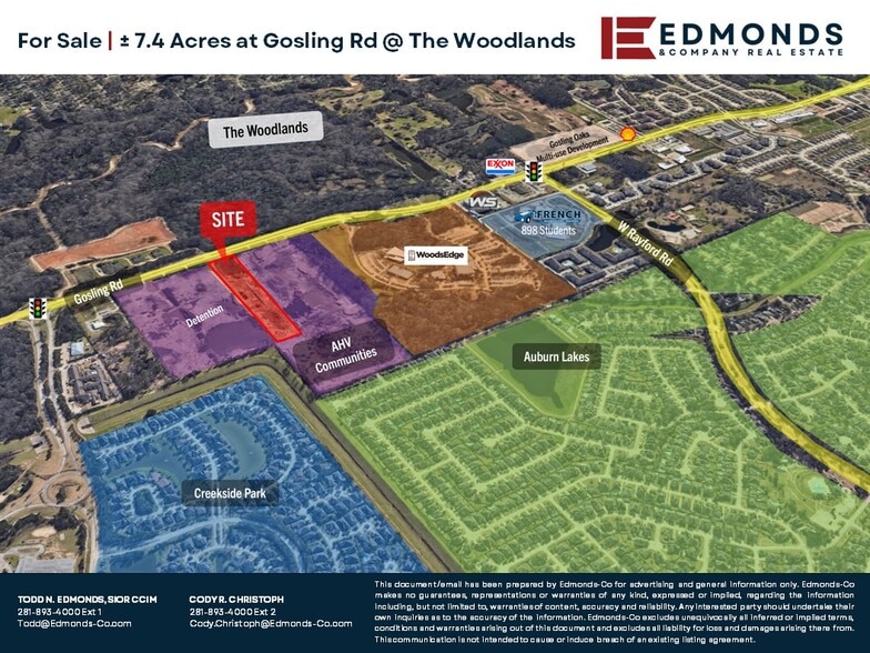 Gosling Road, Spring, TX for sale - Building Photo - Image 1 of 6