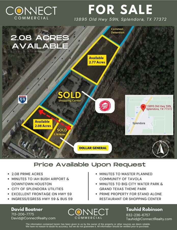 13809 Hwy 59, Splendora, TX 77372 Splendora Pad Sites South