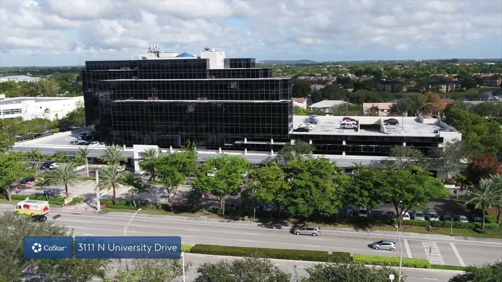 3111 N University Dr, Coral Springs, FL for lease - Aerial Video - Image 1 of 6