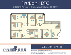 5105 Dtc Pky, Greenwood Village, CO for lease Floor Plan- Image 1 of 1