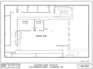 1035 Cambridge St, Cambridge, MA for lease Floor Plan- Image 1 of 5