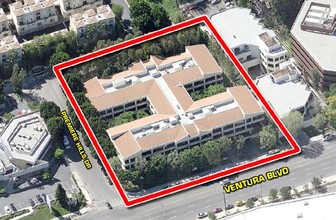 20700 Ventura Blvd, Woodland Hills, CA - aerial  map view - Image1