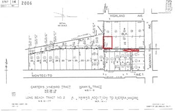 139 E Montecito Ave, Sierra Madre, CA for lease Site Plan- Image 1 of 2