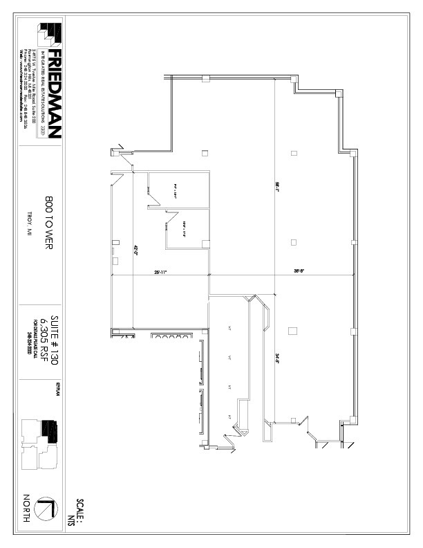 800 Tower Dr, Troy, MI for lease Floor Plan- Image 1 of 1