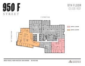 950 F St NW, Washington, DC for lease Floor Plan- Image 1 of 12