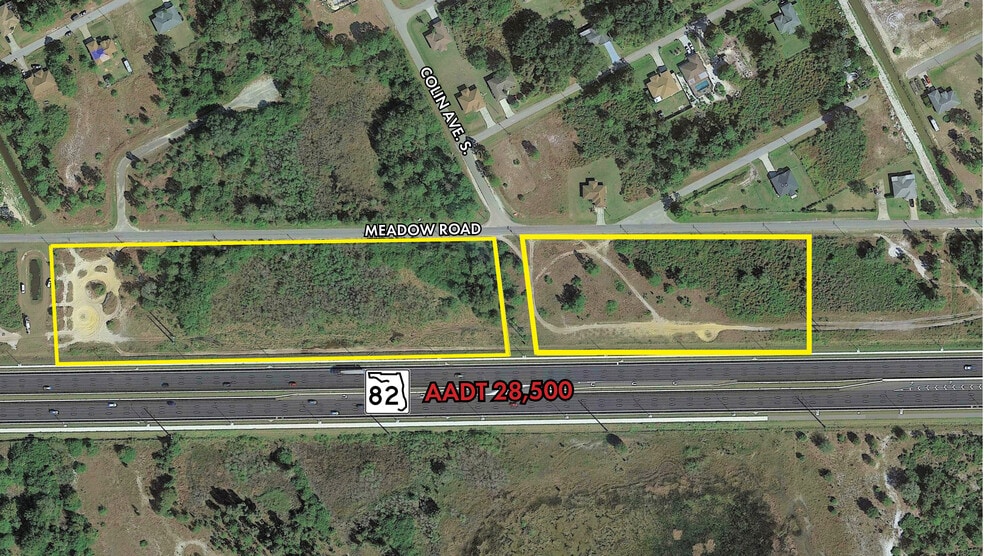 1278 Meadow, Lehigh Acres, FL for sale - Aerial - Image 1 of 7