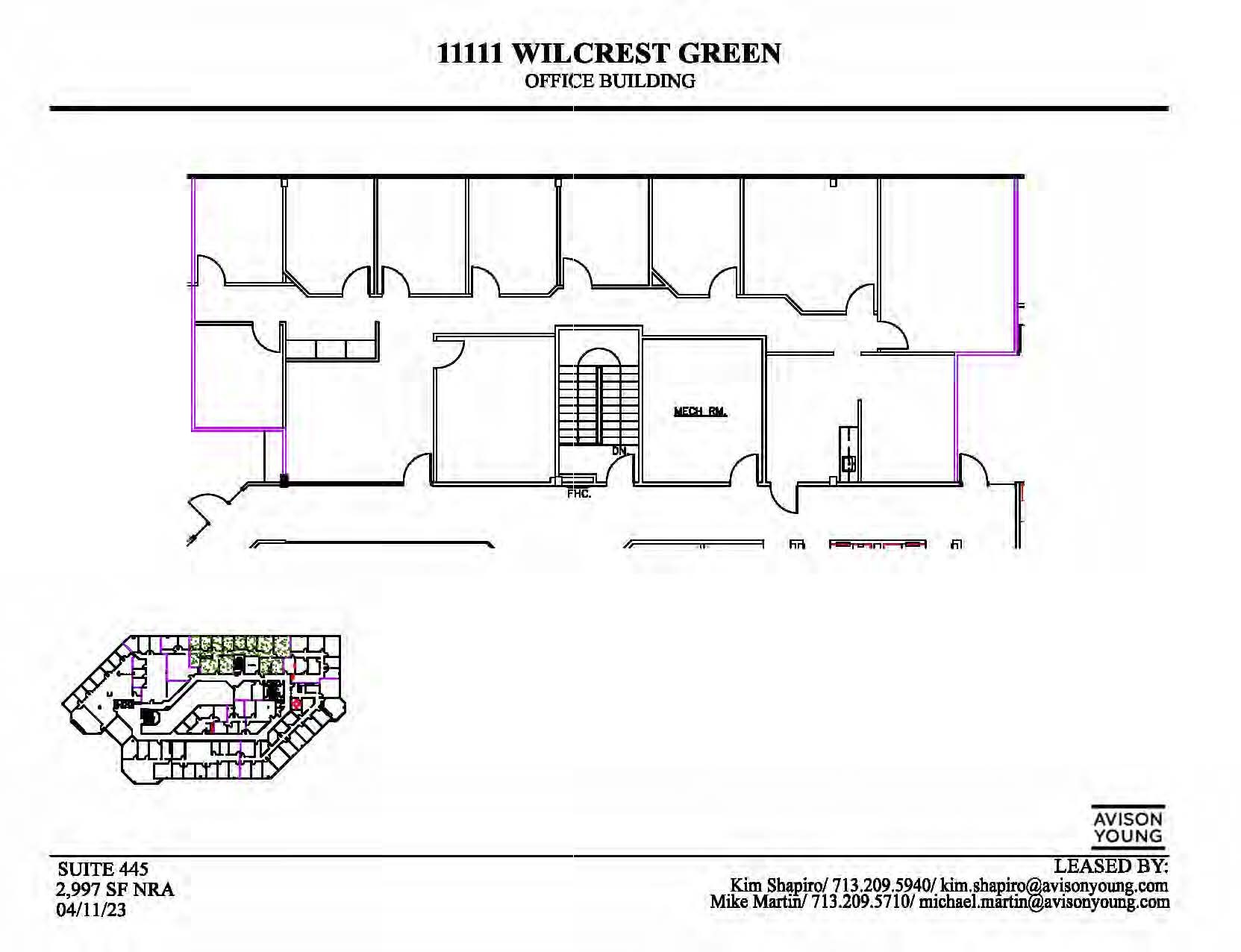 11111 Wilcrest Green Dr, Houston, TX for lease Floor Plan- Image 1 of 1