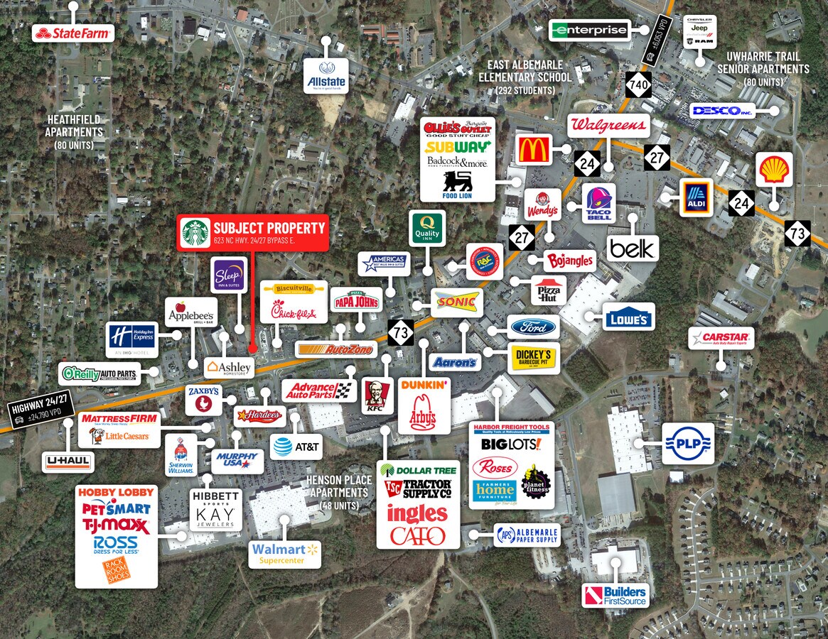 617 NC24, Albemarle, NC 28001