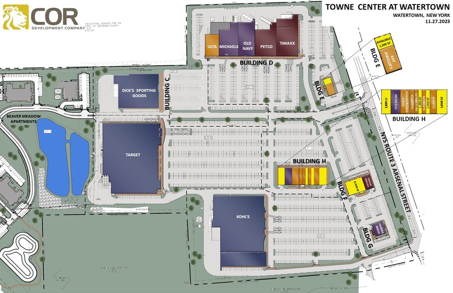 21800-21880 Towne Center Dr, Watertown, NY for lease - Site Plan - Image 3 of 28