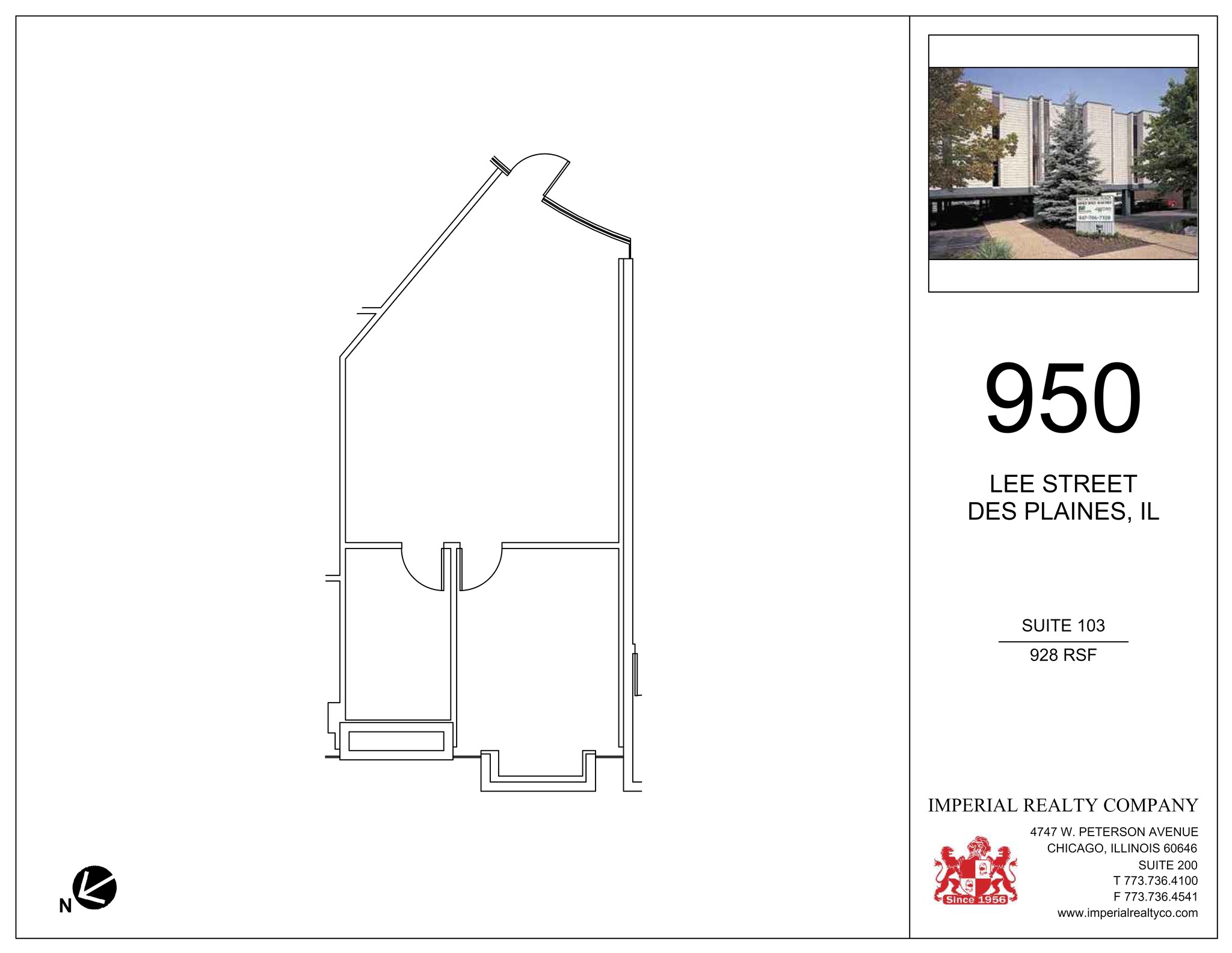 950 Lee St, Des Plaines, IL for lease Site Plan- Image 1 of 3