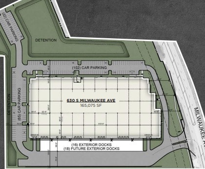 630 Milwaukee, Vernon Hills, IL for lease Floor Plan- Image 1 of 1