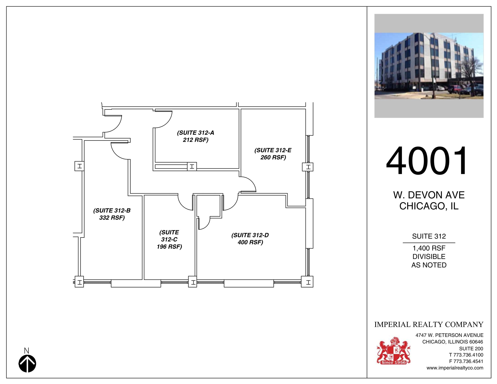 4001 W Devon Ave, Chicago, IL for lease Site Plan- Image 1 of 1