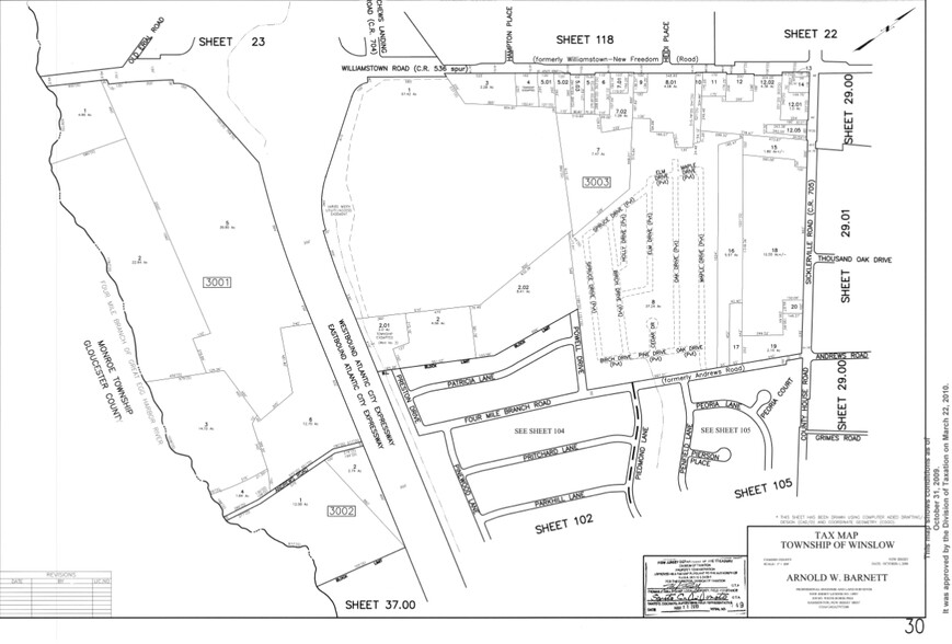 528 Williamstown Rd, Sicklerville, NJ for sale - Plat Map - Image 2 of 2