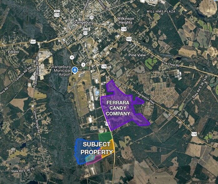 Rowesville Rd, Orangeburg, SC for sale - Building Photo - Image 2 of 7