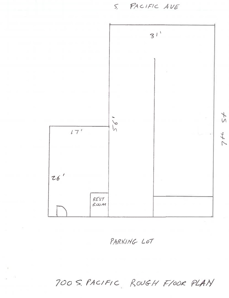 700 S Pacific Ave, San Pedro, CA for lease Floor Plan- Image 1 of 1