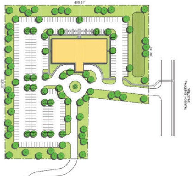 296 Bill Carruth Pkwy, Hiram, GA for lease - Site Plan - Image 2 of 2