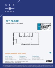 525 B St, San Diego, CA for lease Floor Plan- Image 1 of 1