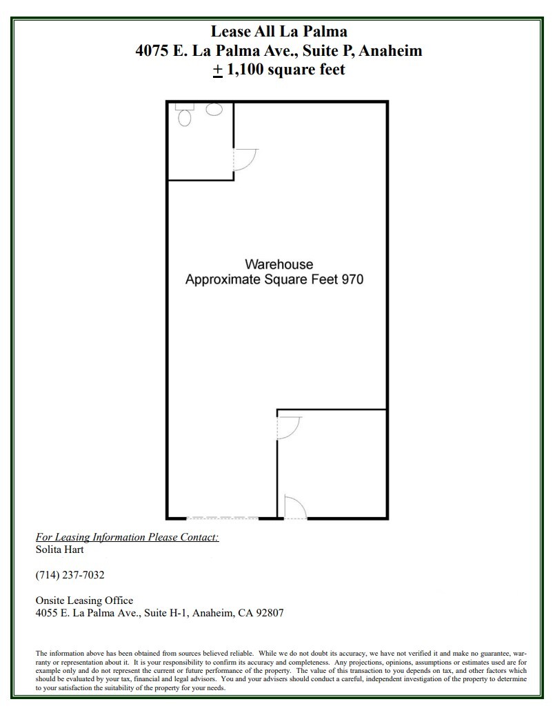 4075 E La Palma Ave, Anaheim, CA for lease Floor Plan- Image 1 of 1