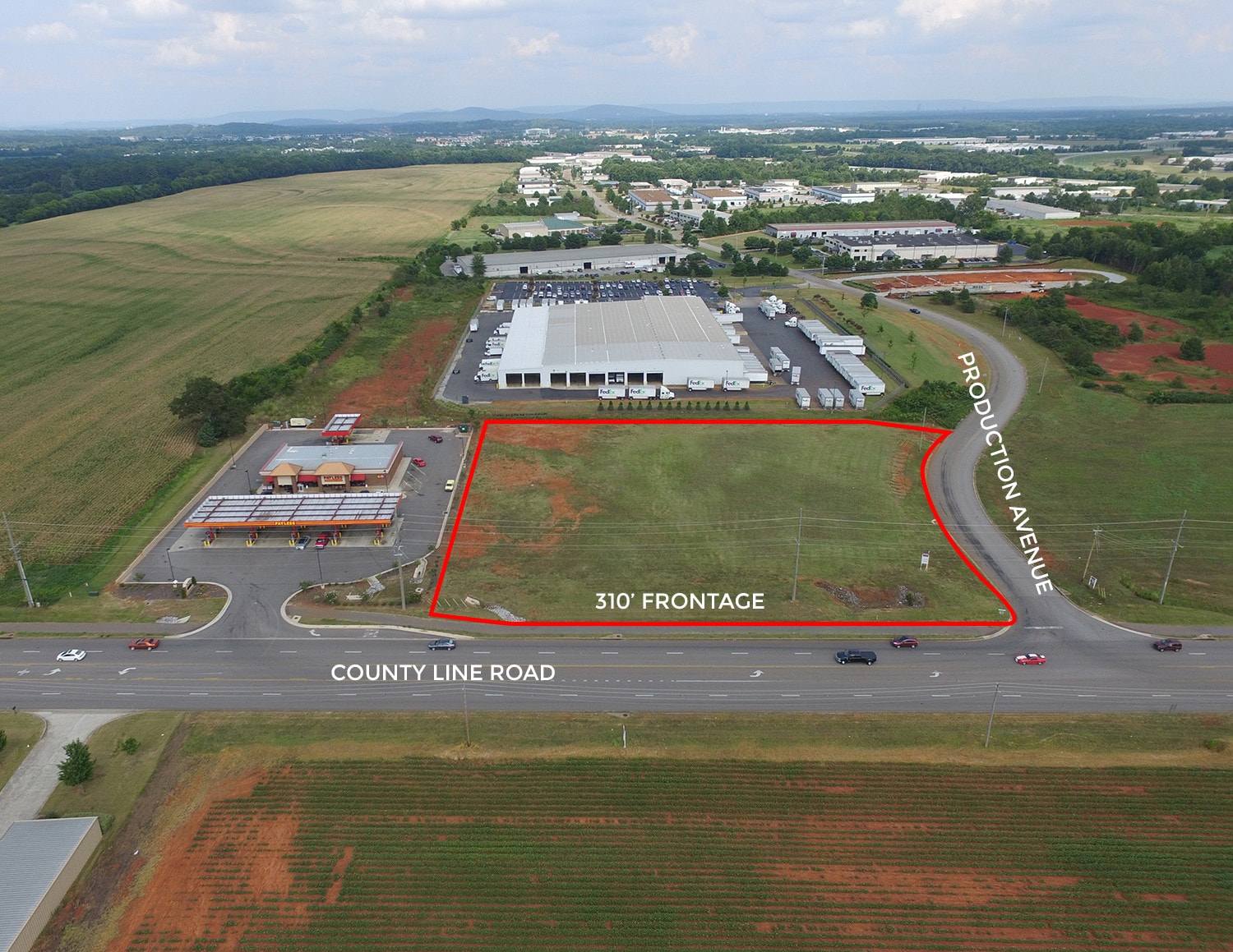 County Line Rd, Madison, AL for sale Aerial- Image 1 of 1