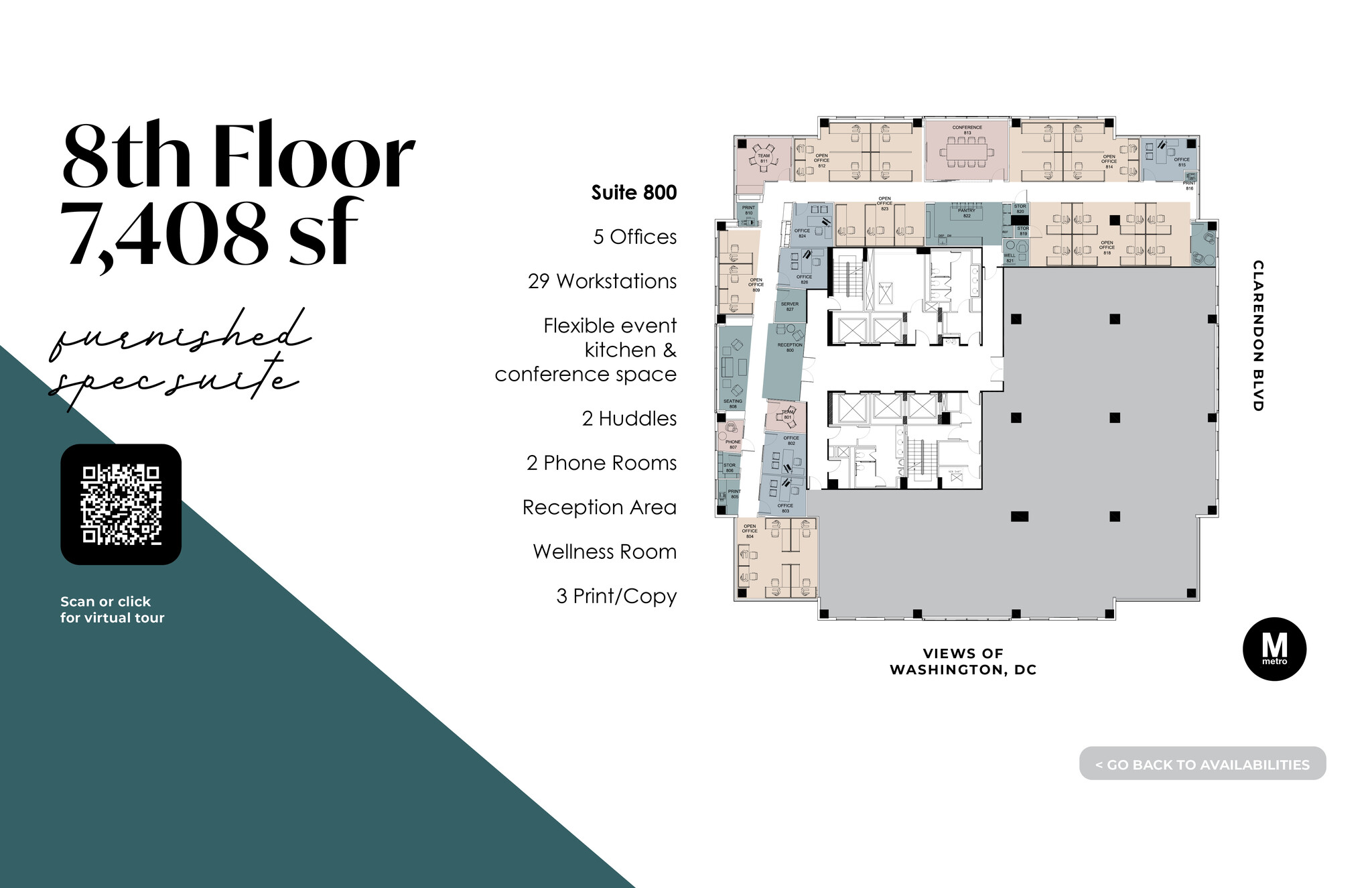 3100 Clarendon Blvd, Arlington, VA for lease Floor Plan- Image 1 of 1