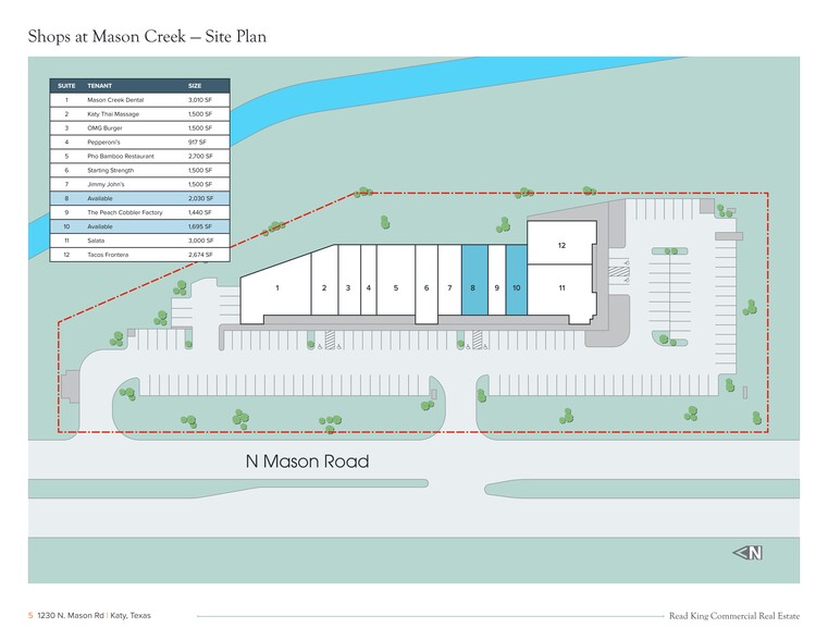 1230 N Mason Rd, Katy, TX for lease - Site Plan - Image 1 of 3