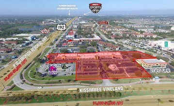 4955 W Irlo Bronson Memorial Hwy, Kissimmee, FL - aerial  map view