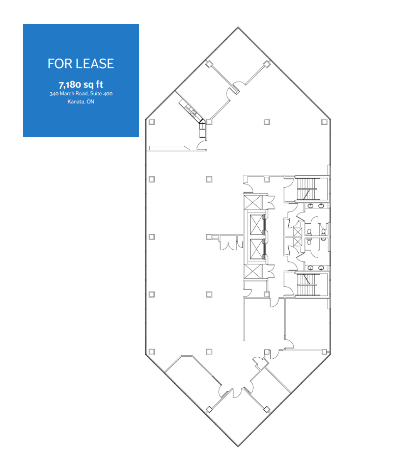 340 March Rd, Ottawa, ON for lease Floor Plan- Image 1 of 2