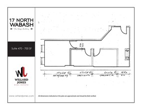 17 N Wabash Ave, Chicago, IL for lease Floor Plan- Image 1 of 1