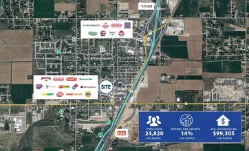 180 W Main St, Rigby, ID - AERIAL  map view