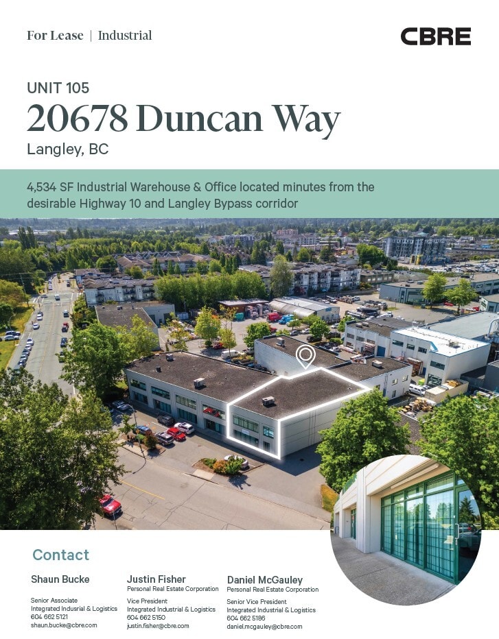 20678 Duncan Way, Langley, BC for lease Interior Photo- Image 1 of 4