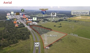 SR 44 & CR 229, Wildwood, FL - AERIAL  map view - Image1