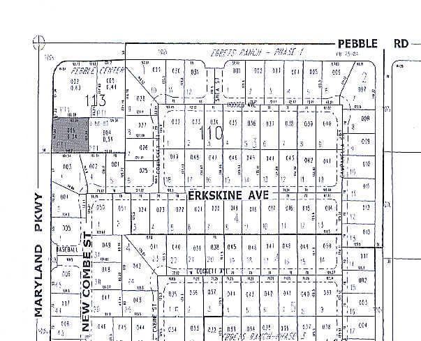 8930 S Maryland Pky, Las Vegas, NV for lease - Plat Map - Image 2 of 10