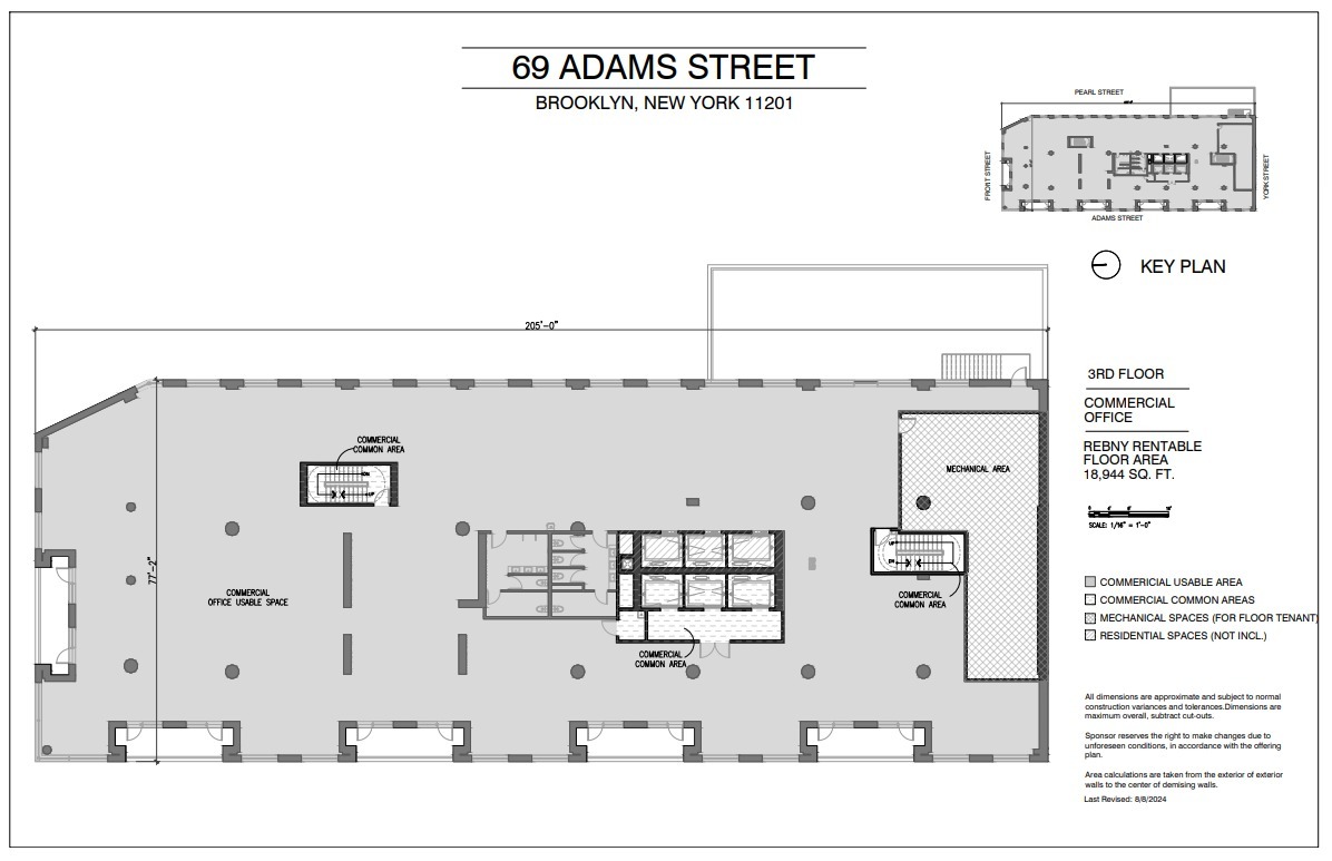 69 Adams St, Brooklyn, NY for lease Floor Plan- Image 1 of 8