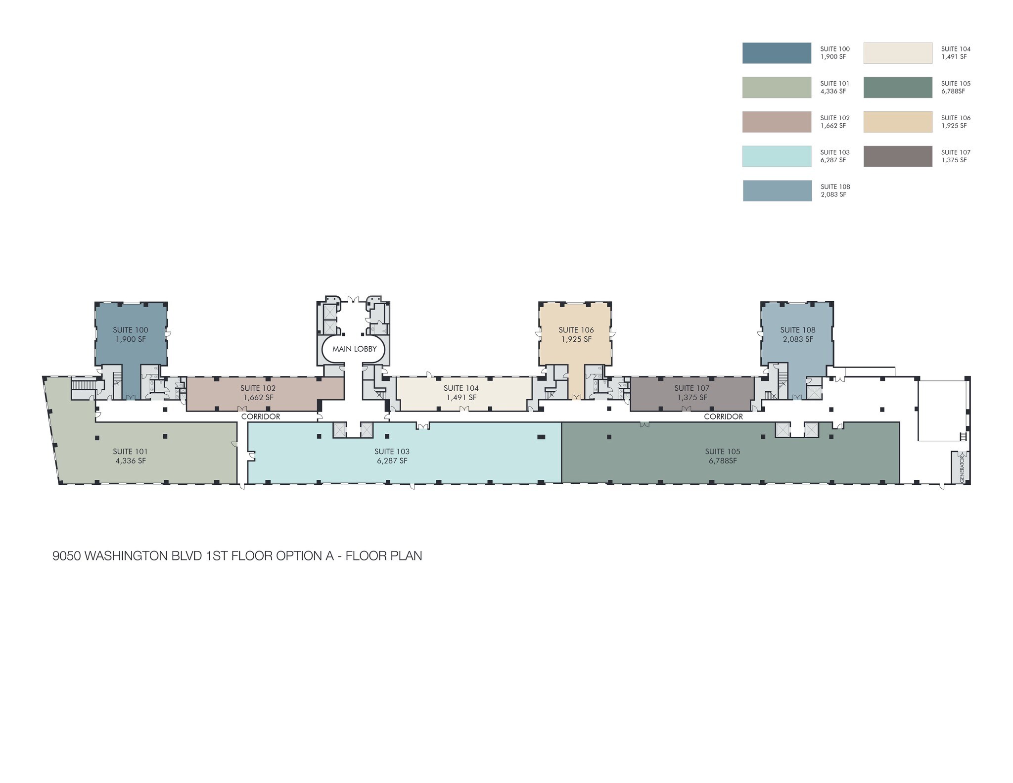 9050 Washington Blvd, Culver City, CA for lease Site Plan- Image 1 of 4