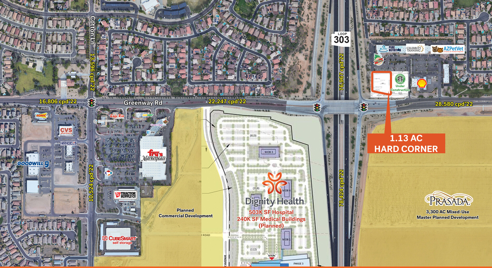 Greenway Rd & 303- NEC loop, Surprise, AZ for lease Primary Photo- Image 1 of 4