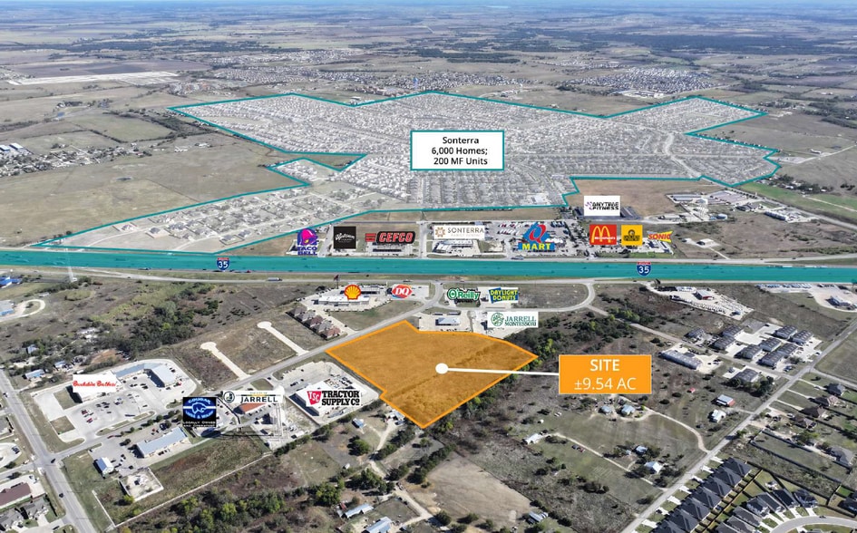 Town Center Blvd, Jarrell, TX for sale - Aerial - Image 3 of 4
