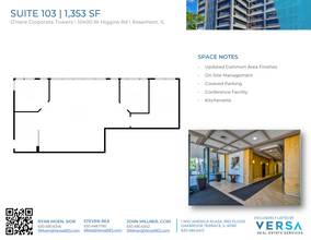 10400 W Higgins Rd, Rosemont, IL for lease Floor Plan- Image 1 of 1