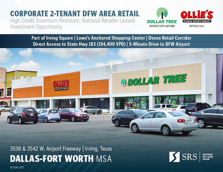 3538-3542 W Airport Fwy, Irving, TX for sale - Building Photo - Image 1 of 1