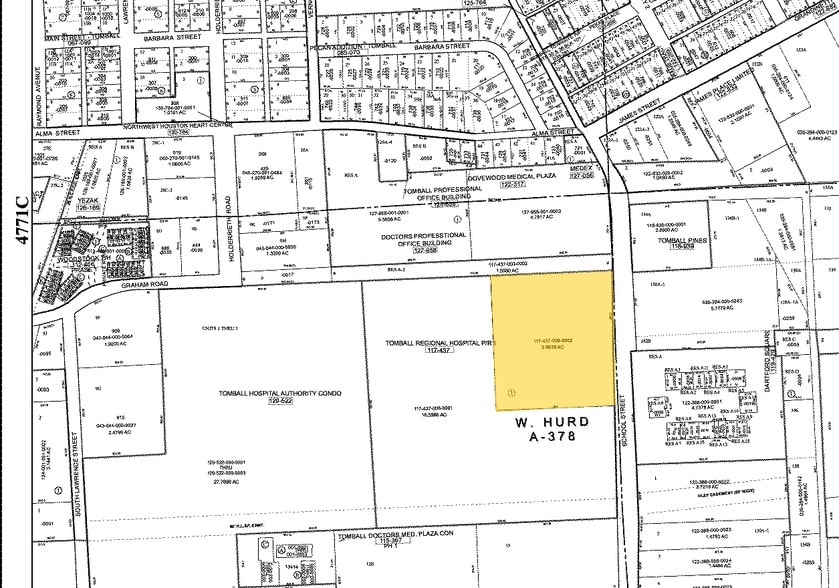 505 Graham Dr, Tomball, TX for sale - Plat Map - Image 2 of 36