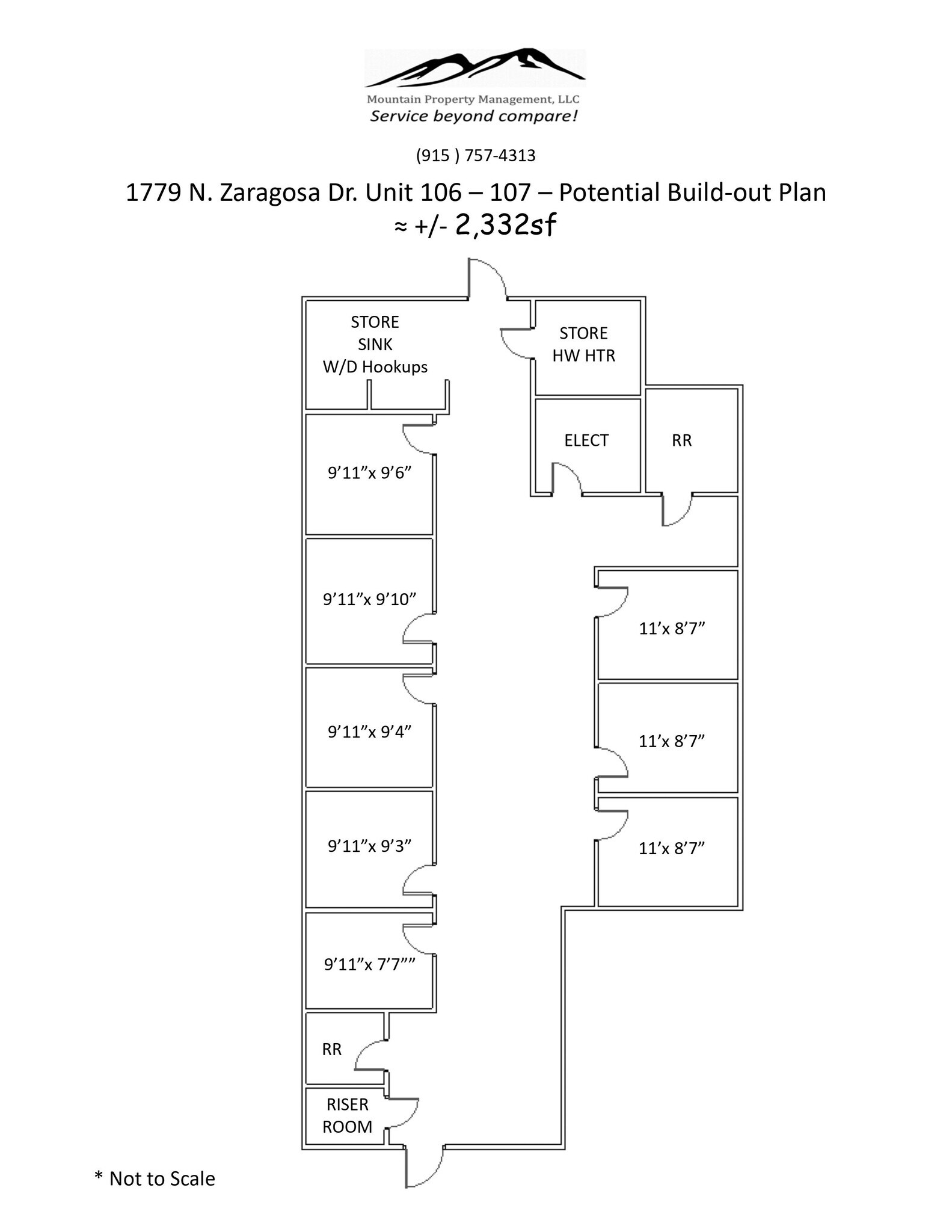 1779 Zaragosa Rd, El Paso, TX 79936 Retail for Lease