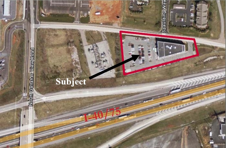 8320 E Walker Springs Ln, Knoxville, TN for lease - Aerial - Image 2 of 21