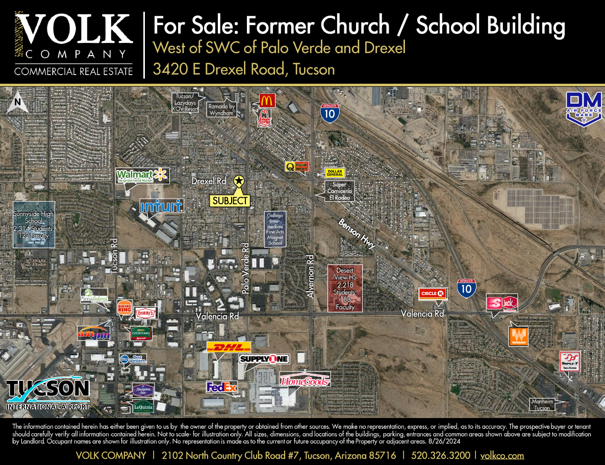 3420 E Drexel Rd, Tucson, AZ for sale Aerial- Image 1 of 5