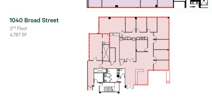 1030 Broad St, Shrewsbury, NJ for lease Floor Plan- Image 1 of 1