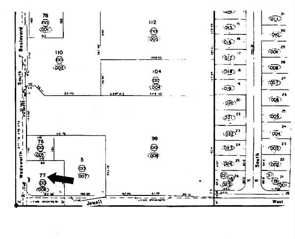 1898 S Wadsworth Blvd, Lakewood, CO for lease - Plat Map - Image 2 of 4