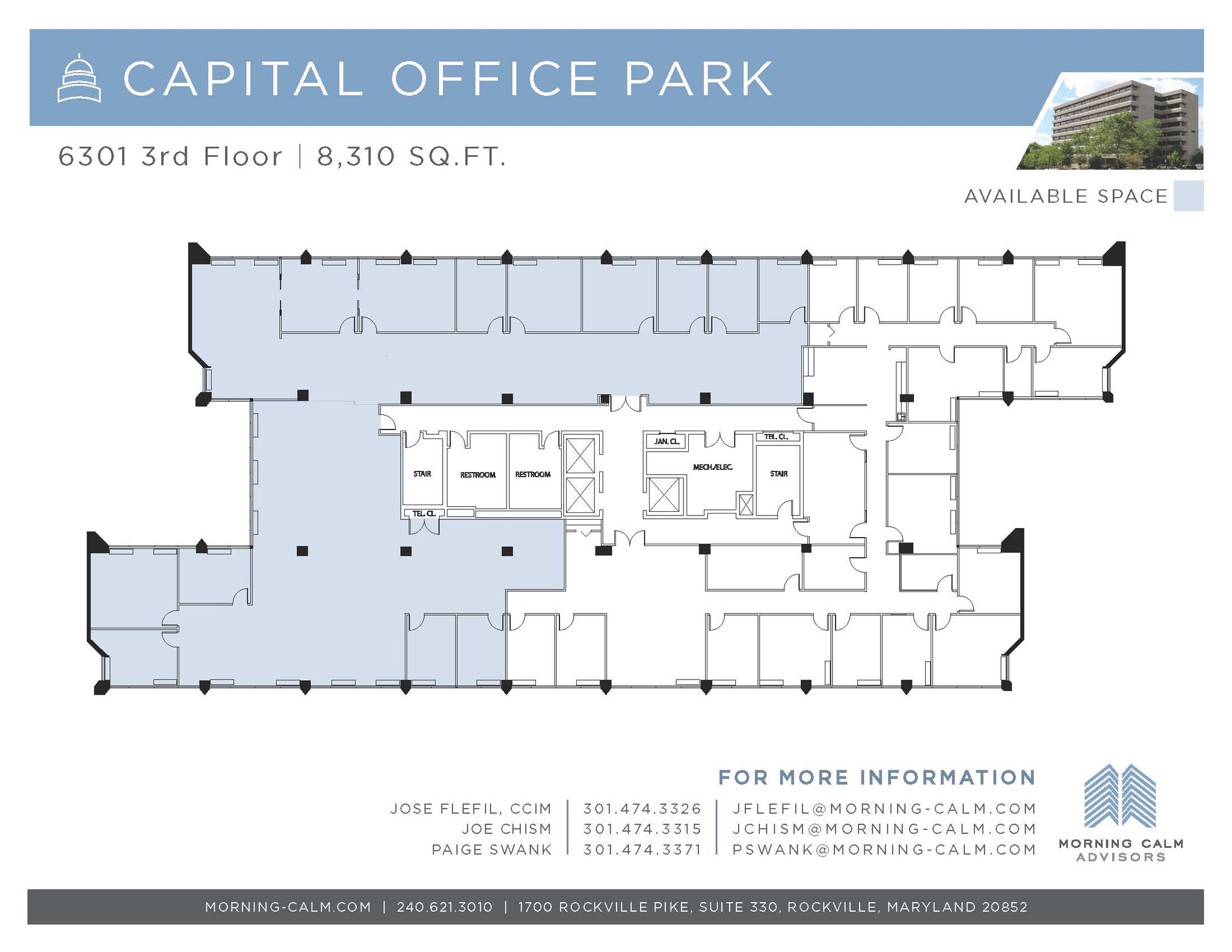 6301 Ivy Ln, Greenbelt, MD for lease Floor Plan- Image 1 of 1