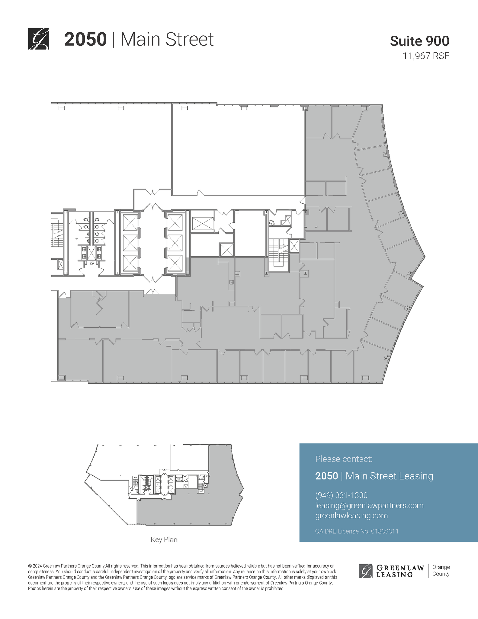 2040 Main St, Irvine, CA for lease Floor Plan- Image 1 of 3